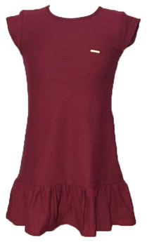 Vestido Básico Vinho
