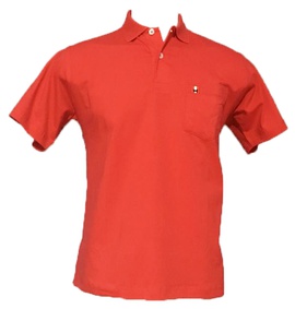 Polo Vermelha com Bolso