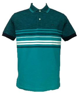 Polo Verde com Listras verdes