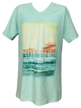 Camiseta Verde Por do Sol