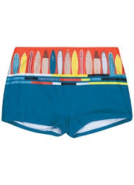 Sunga Infantil Azul Pranchas