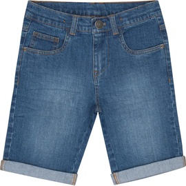 Bermuda jeans com cinto
