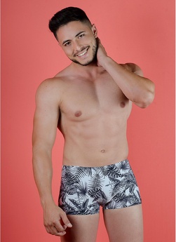 Sunga Folhas Pretas