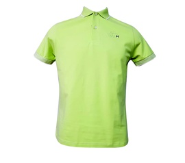 Polo verde claro lisa