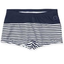 Sunga Infantil Branca /Azul