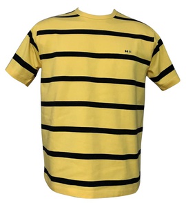 Camiseta amarela listrada