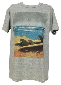 Camiseta Cinza Praia