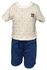 Conjunto Bermuda Moleton/ Camiseta Microestampa