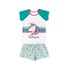 Pijama Infantil Unicórnio Verde