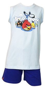 Pijama Infantil Angry Birds Azul Claro