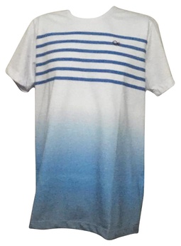 Camiseta Branca Listras