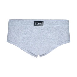 Cueca slip cinza algodão