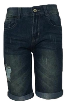 Bermuda Jeans com Detalhe