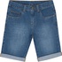 Bermuda jeans com cinto