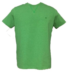 Camiseta verde detalhe V