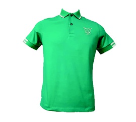 Polo verde lisa