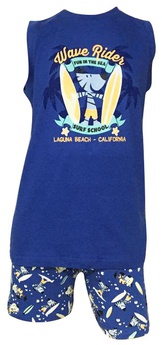 Pijama Infantil Regata Azul Prancha